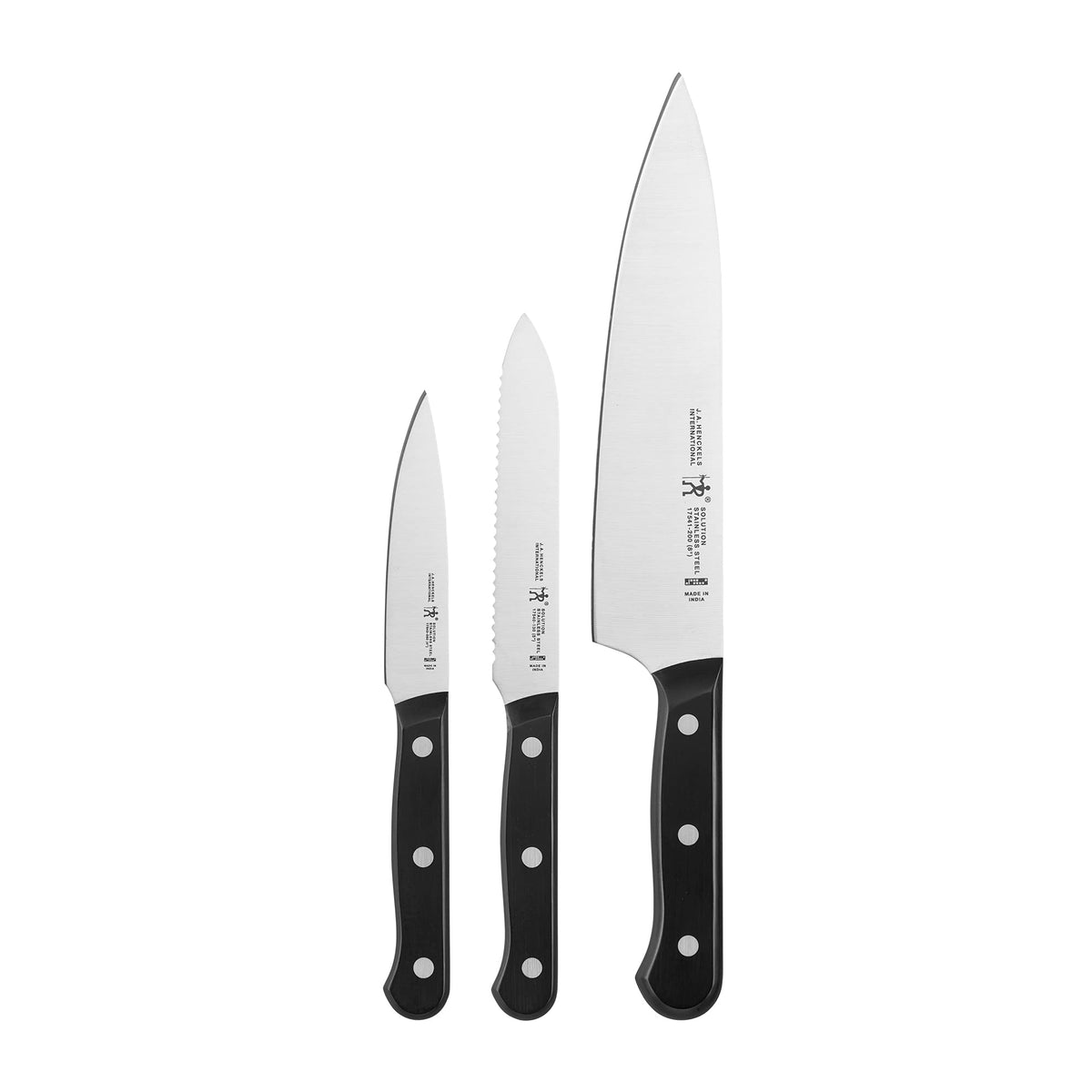 HENCKELS front packaging showing the three-piece set and value