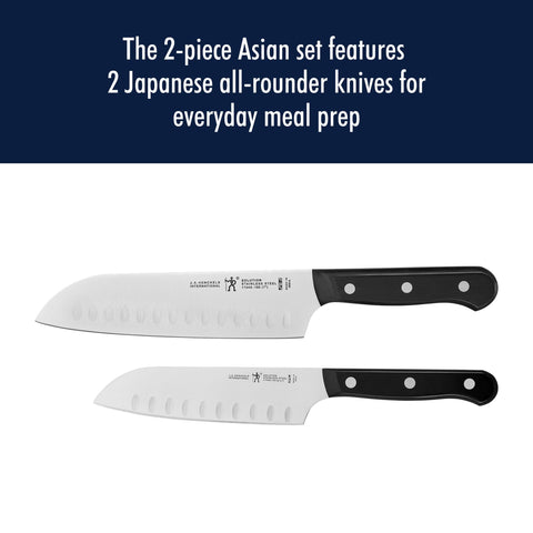 HENCKELS triple-rivet handle detail highlighting ergonomic grip comfort