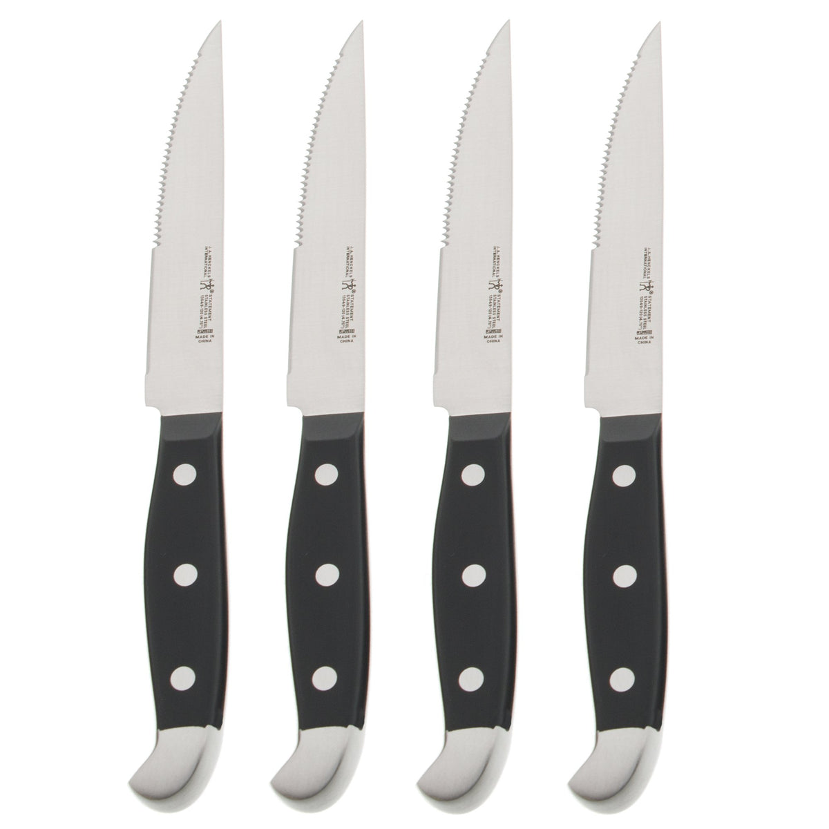 HENCKELS Statement front view showing four-pack and refined finish for table-ready presentation