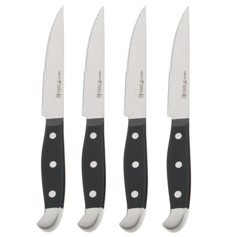 HENCKELS Statement front view showing four-pack and refined finish for table-ready presentation