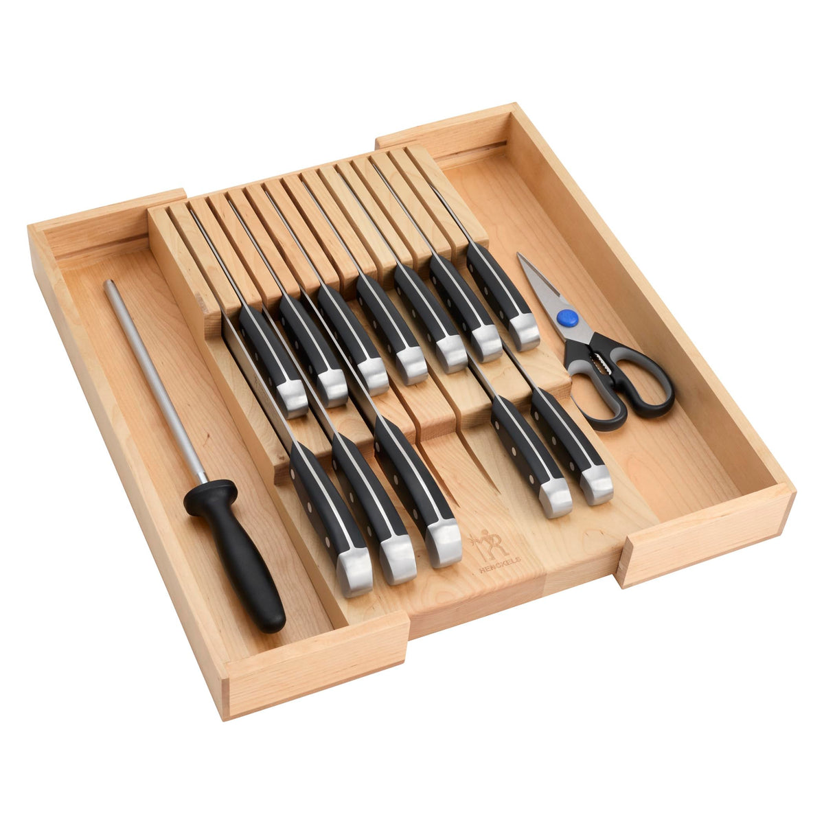 Henckels Statement full set displayed neatly showing organized storage and versatility