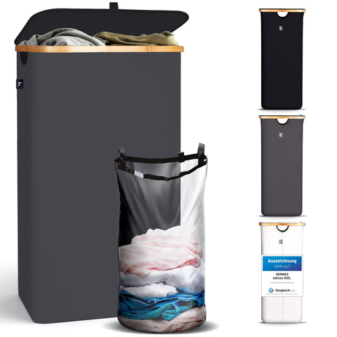 HENNEZ front view showing full-size laundry capacity and clean design