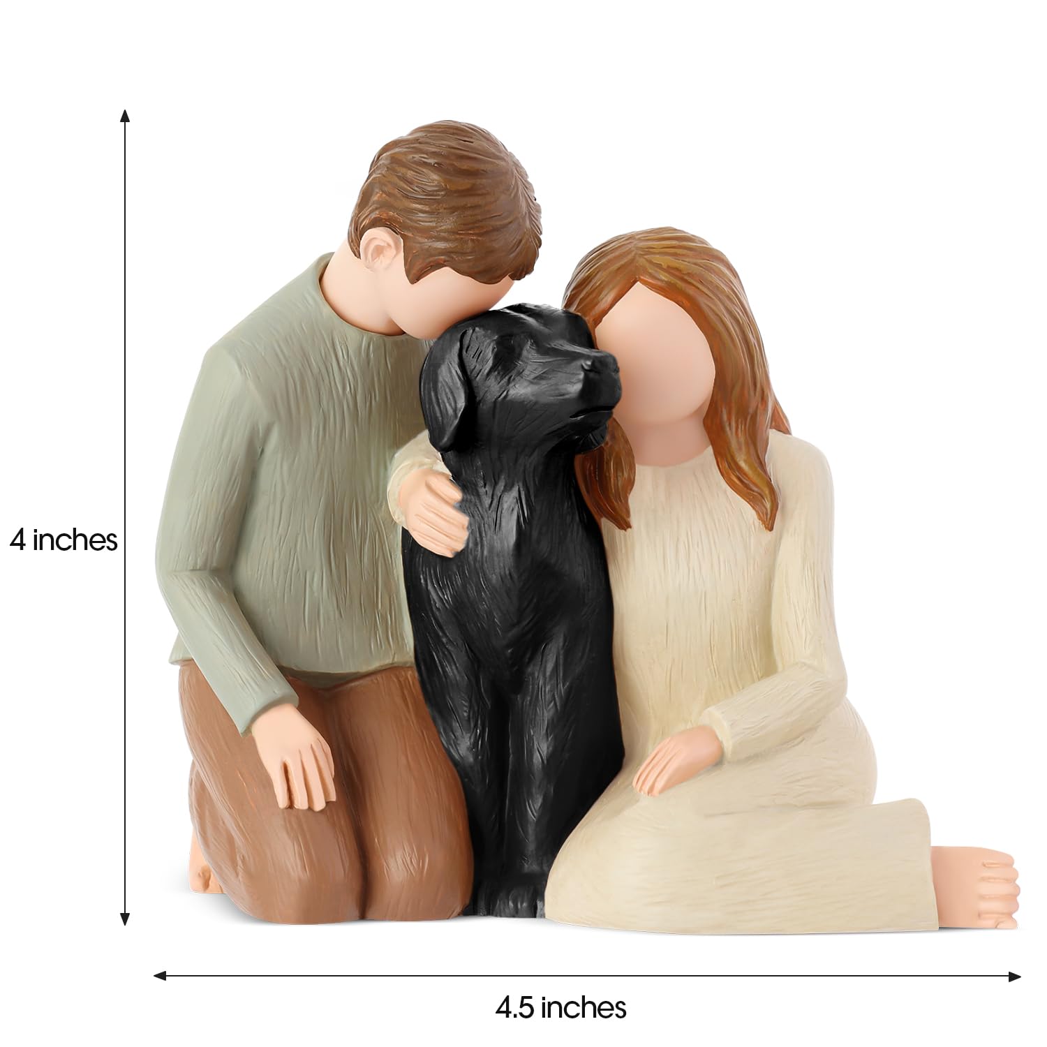 Hensonever lifestyle mantel display showing how the figurine personalizes home