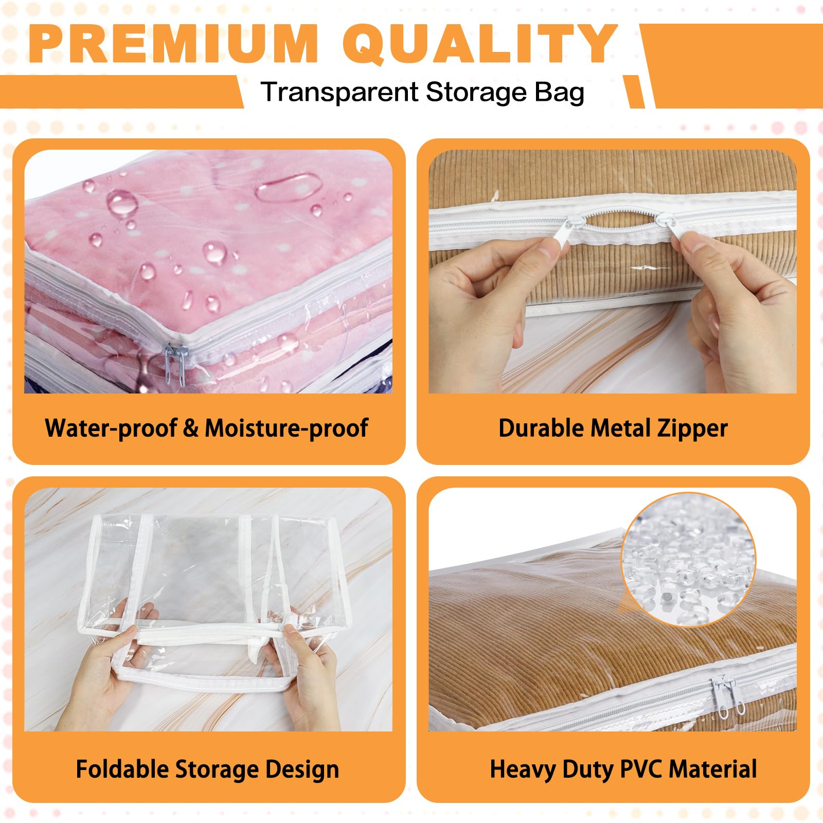 Heonay side tag sleeve detail showing easy labeling and quick identification benefit