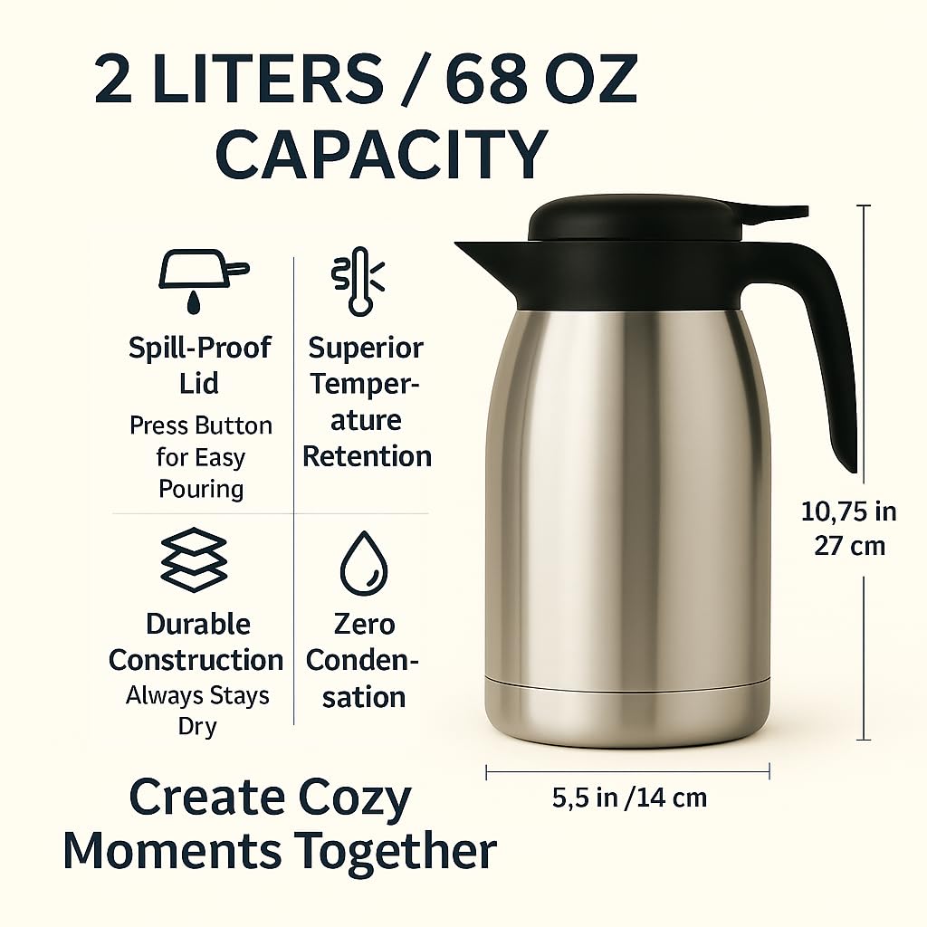 Heritage66 next to cups showing 68 oz capacity for fewer refills