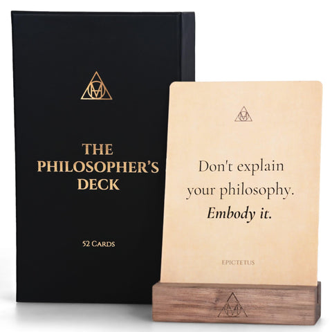 Hermetic Minds deck front packaging showing elegant box and gold foil benefit: impressive gift presentation