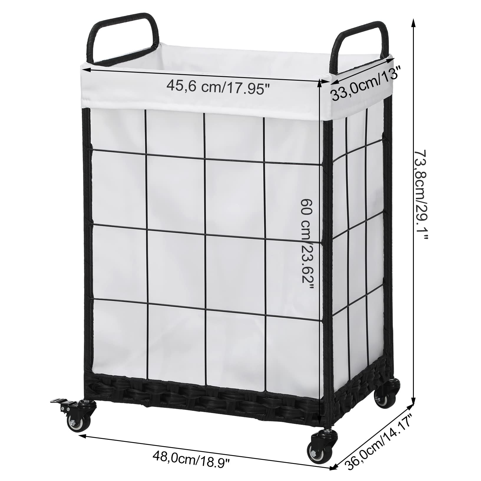 Hermina label and tag detail showing product specs and durable build