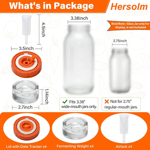Hersolm lid and food-grade silicone gasket highlighting airtight seal