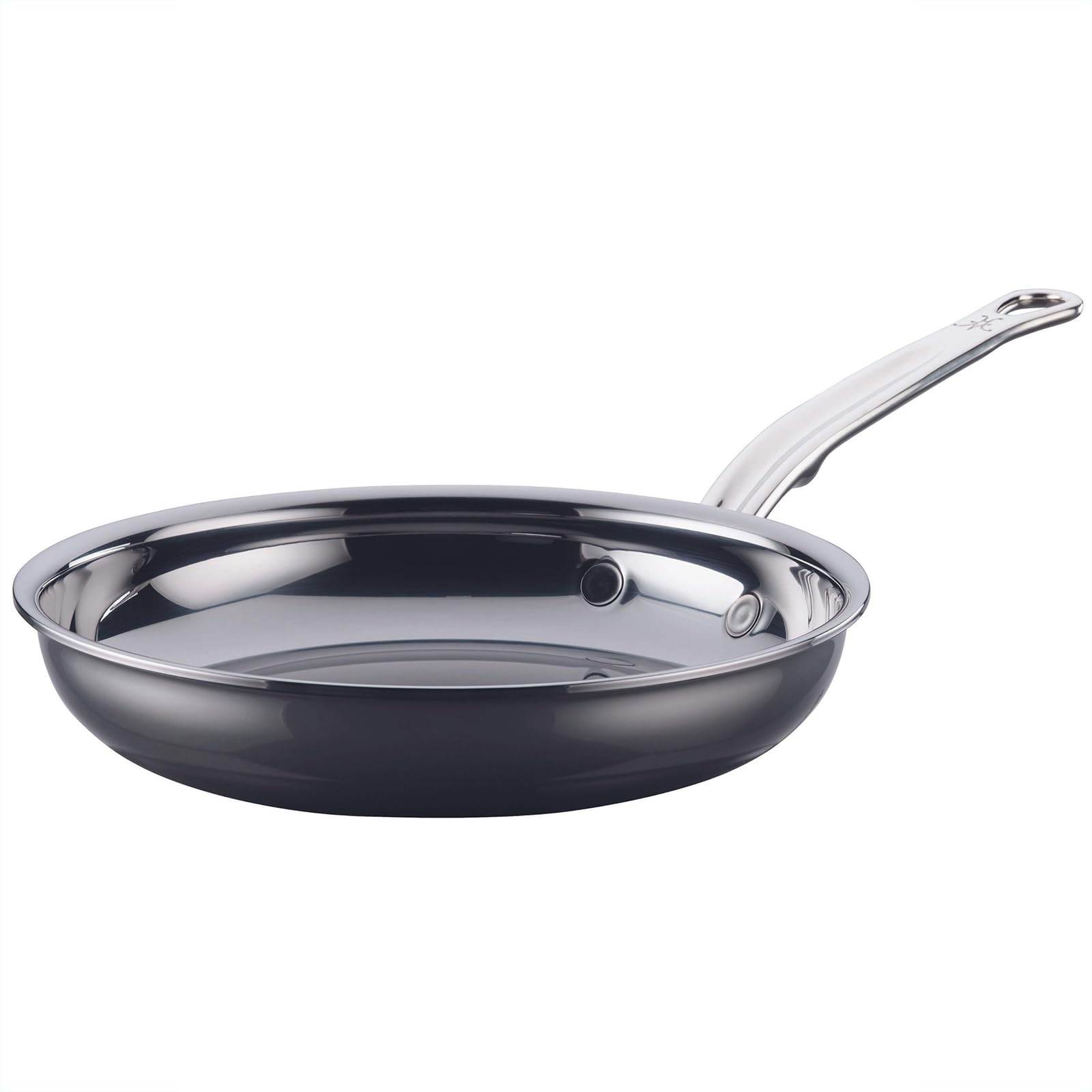 Hestan NanoBond front view showing compact skillet and polished finish for versatile cooking