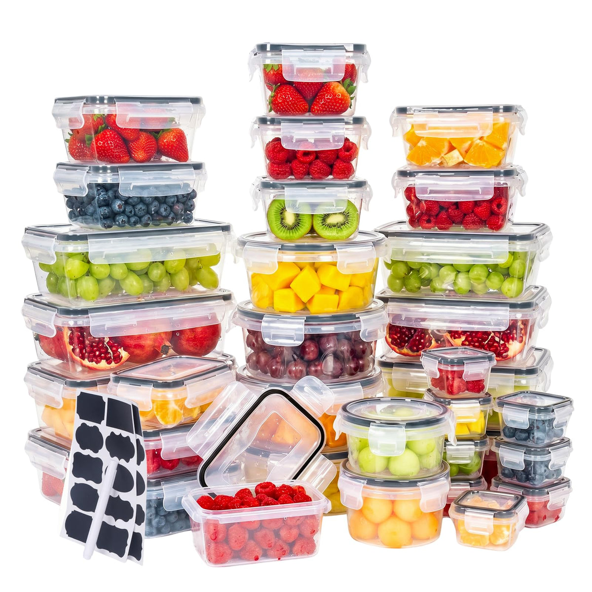 HestiaSnax front packaging showing complete 68-piece set and contents for easy identification