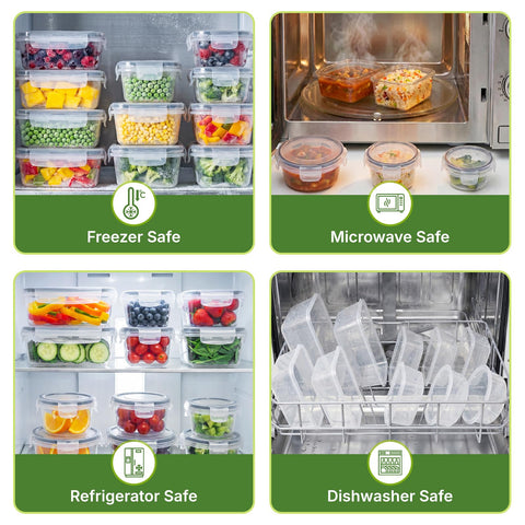 HestiaSnax stacked containers in refrigerator illustrating organized, compact storage