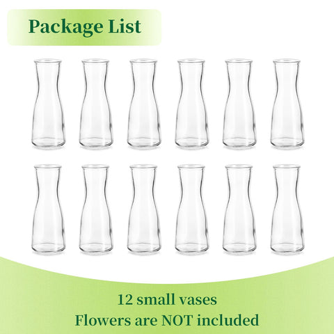 Hewory boxed set of twelve vases showing bulk quantity and gift-ready packaging