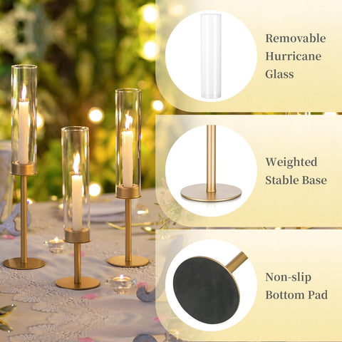 Hewory table centerpiece with greenery showing easy event-ready styling benefit