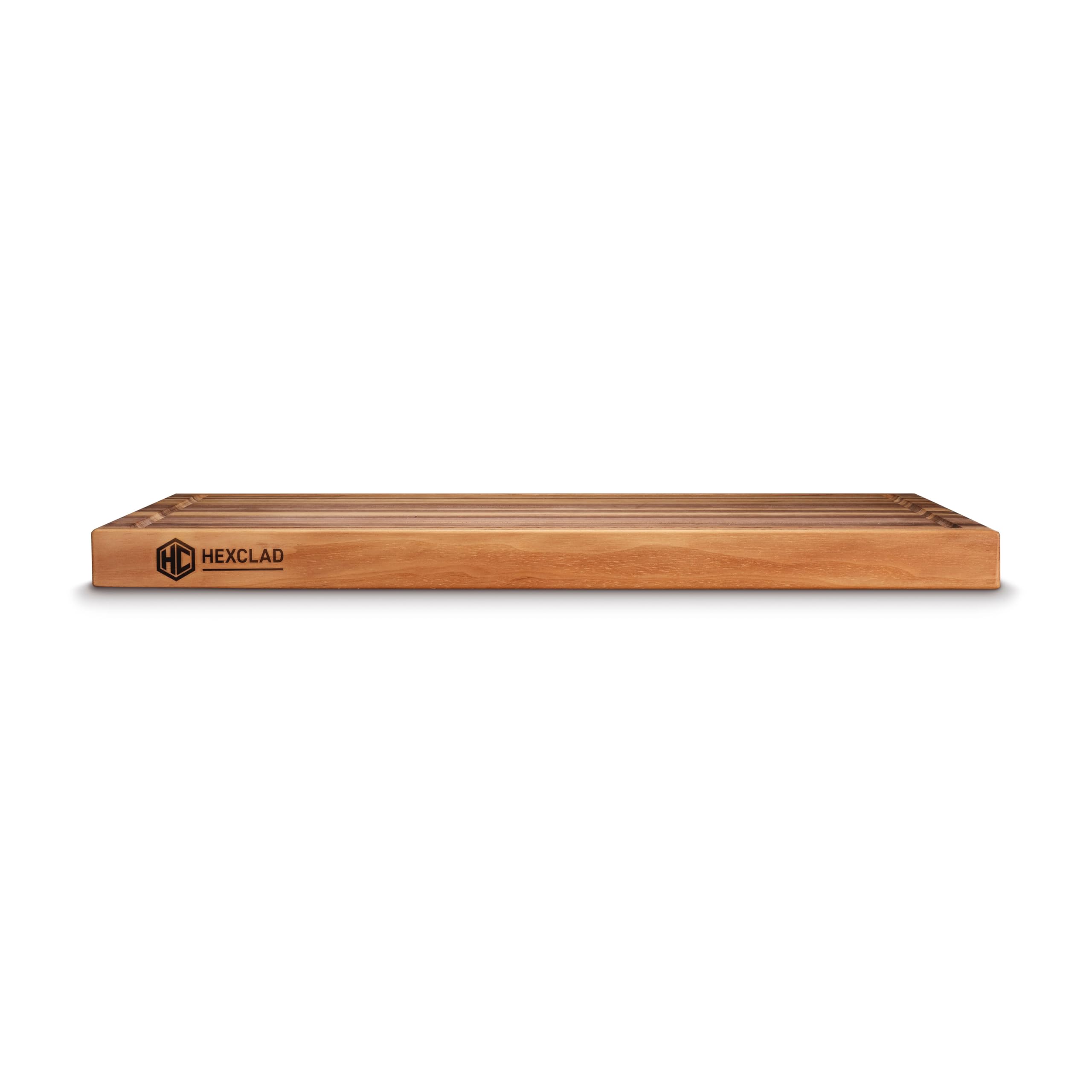 HexClad edge view showing thickness and sturdy construction benefit