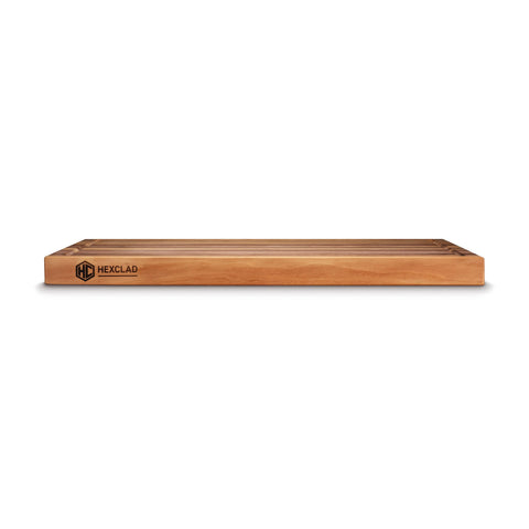 HexClad edge view showing thickness and sturdy construction benefit