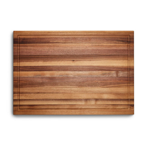 HexClad close-up of grooved side catching juices for cleaner countertop benefit