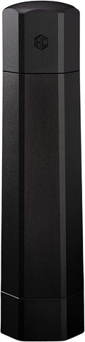HexClad HexMill front view showing sleek matte black design and ergonomic shape