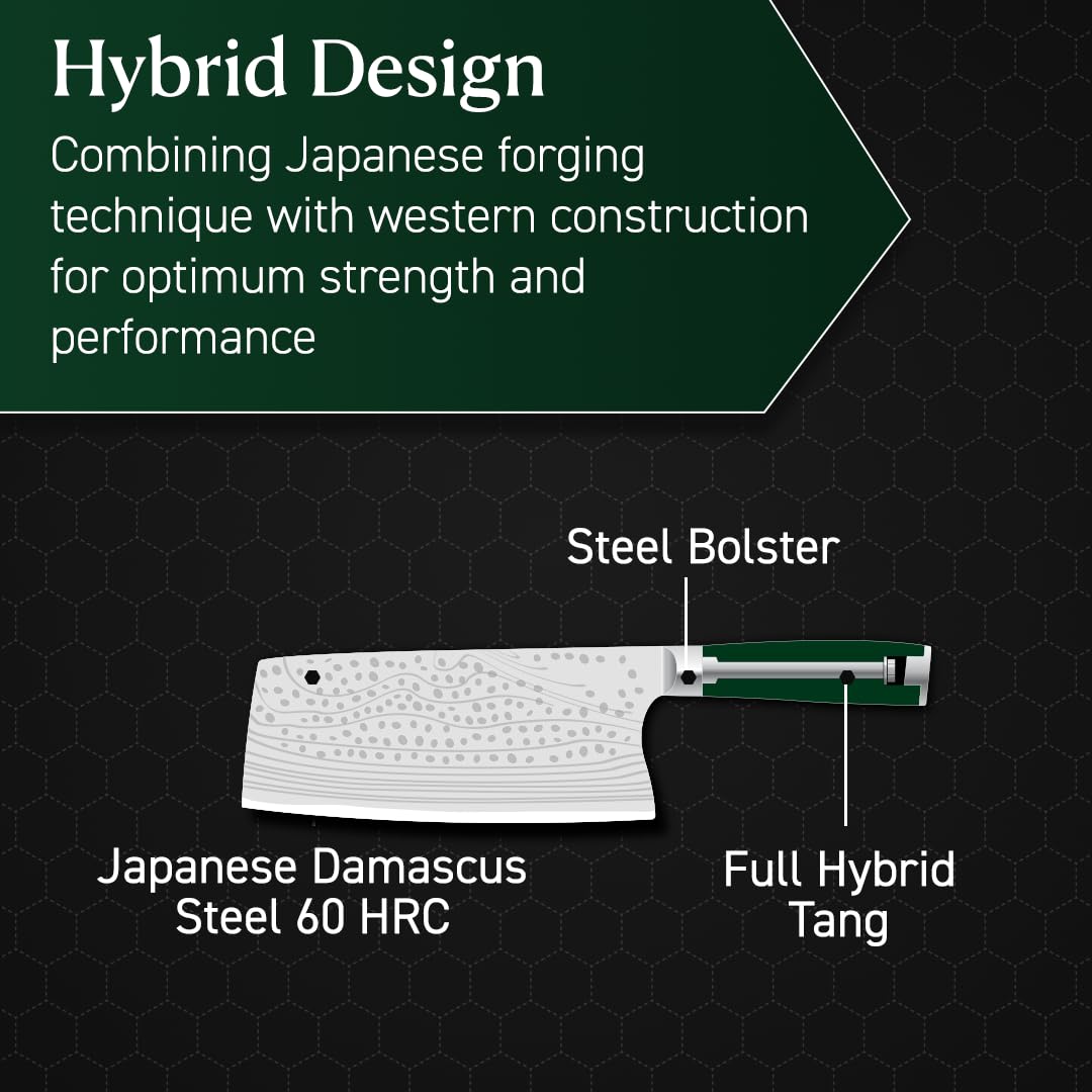 HexClad Pakkawood handle detail showing ergonomic grip comfort