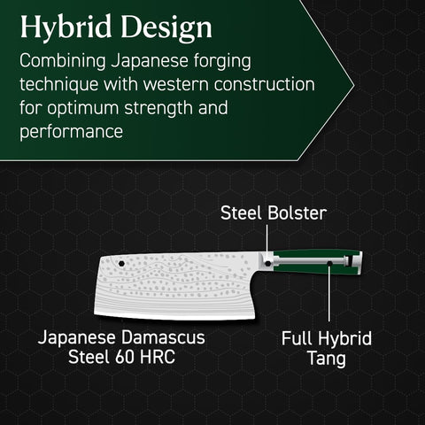 HexClad Pakkawood handle detail showing ergonomic grip comfort