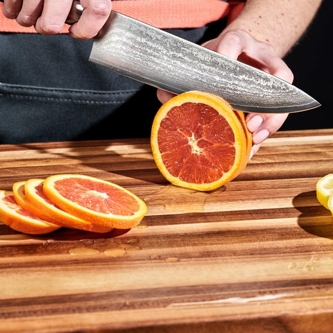 HexClad smooth side used as charcuterie board for attractive serving benefit