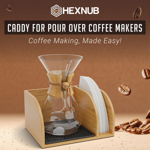 HEXNUB close-up of heat-resistant silicone drip pad protecting countertop