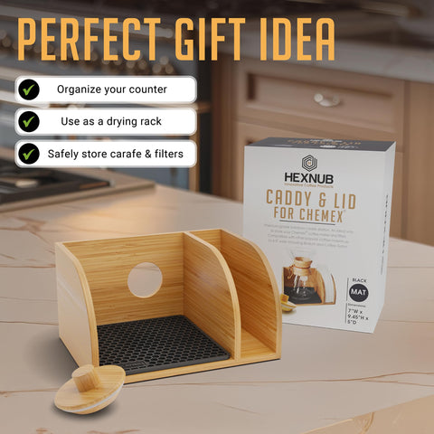 HEXNUB lifestyle kitchen display adding style to coffee routine