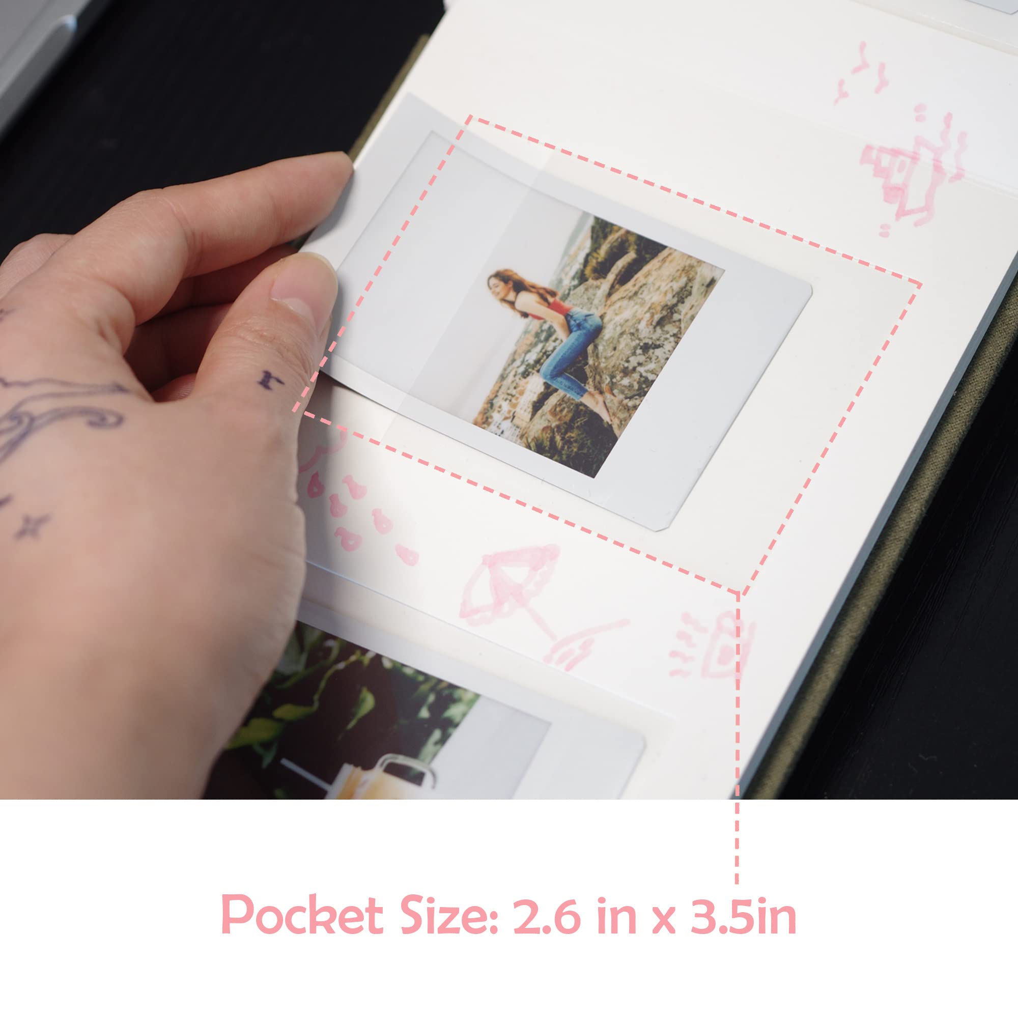 hey blanks open pages with two photos displaying organized paired photo layout