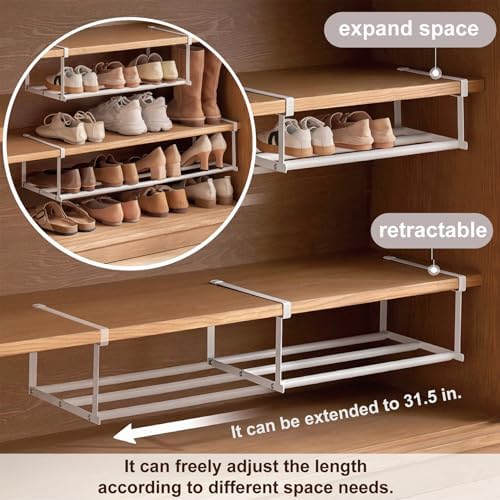HGZBS installed in shoe cabinet for quick visibility and reach