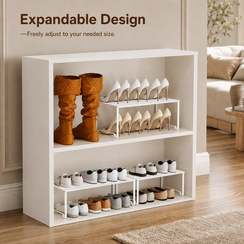 HGZBS shelf extended beside a ruler showing adjustable length benefit