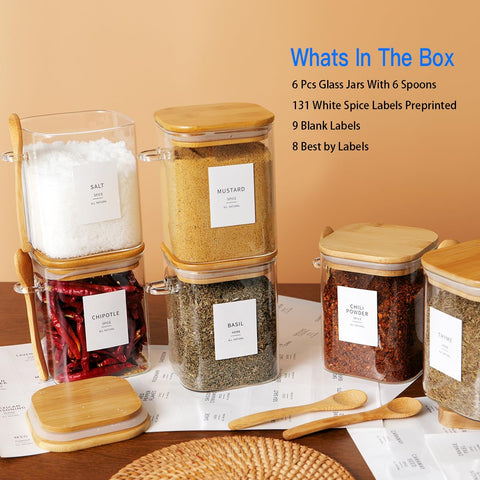 HHMJSM close-up of bamboo lid with visible silicone seal for airtight storage