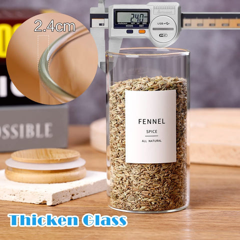 HHMJSM jar held in hand to show 8oz capacity and space-saving benefit