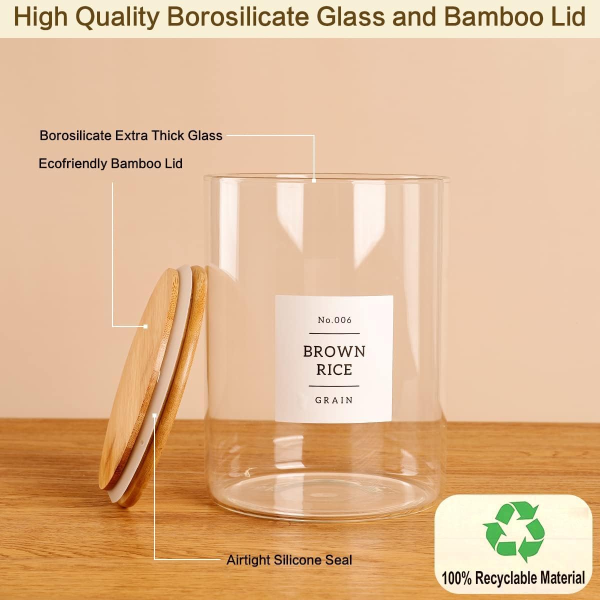 HHMJSM close detail of thick glass texture for durability and clarity