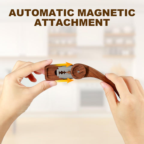 HHZPAEK magnetic blade guard attached to metal surface for safe storage benefit