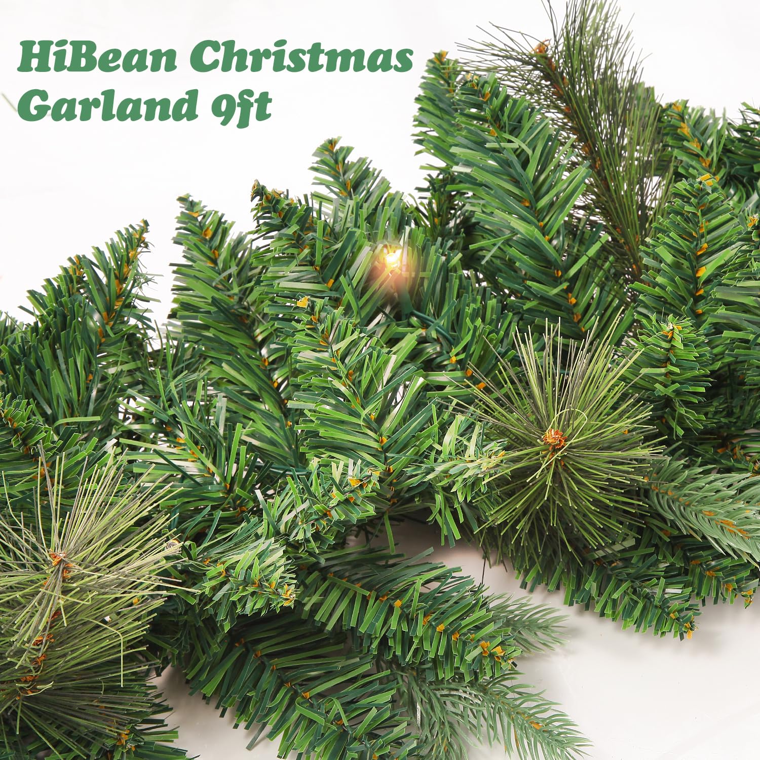 HiBean close-up of PVC needle texture giving realistic look and durable feel