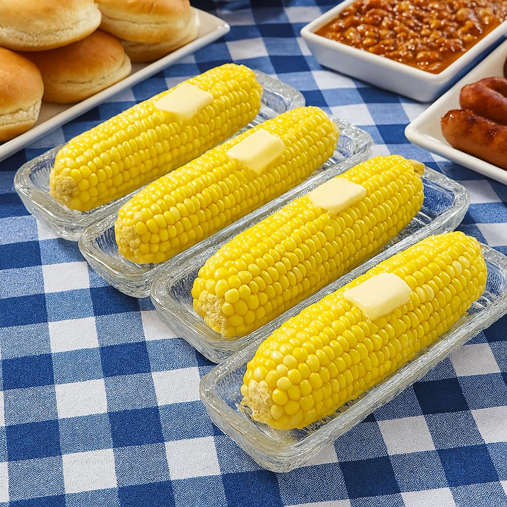 HIC Kitchen side profile highlighting corn dish depth that catches butter drips