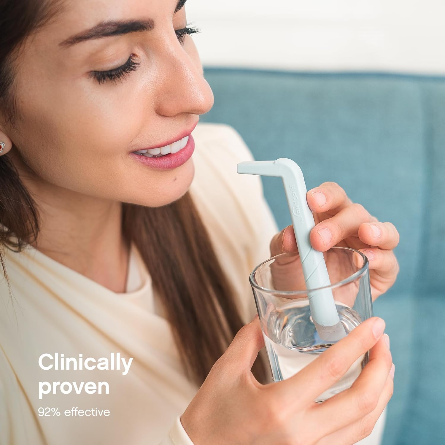 HICCAWAY boxed packaging front displaying brand and clinical credibility benefit