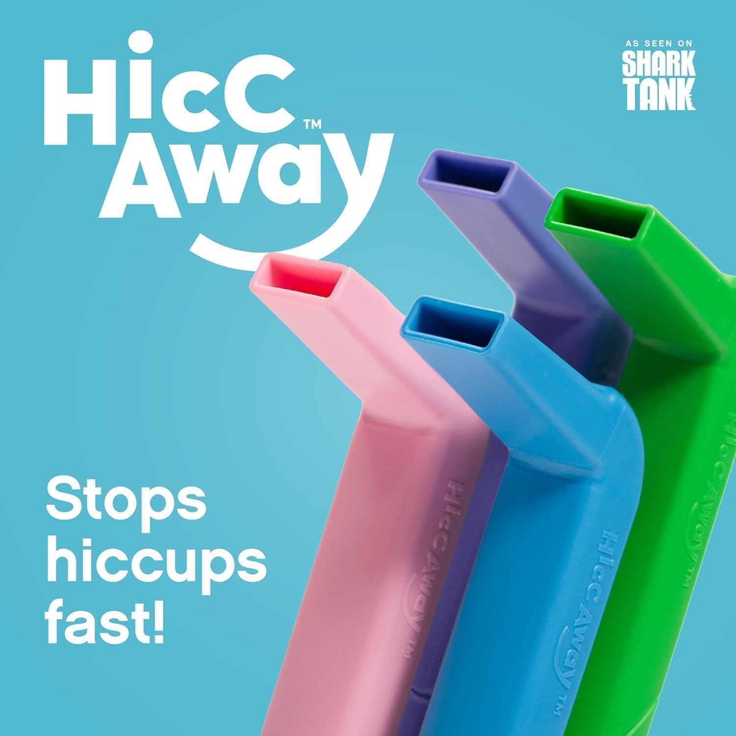 Child using HICCAWAY under supervision illustrating family-friendly, safe hiccup aid
