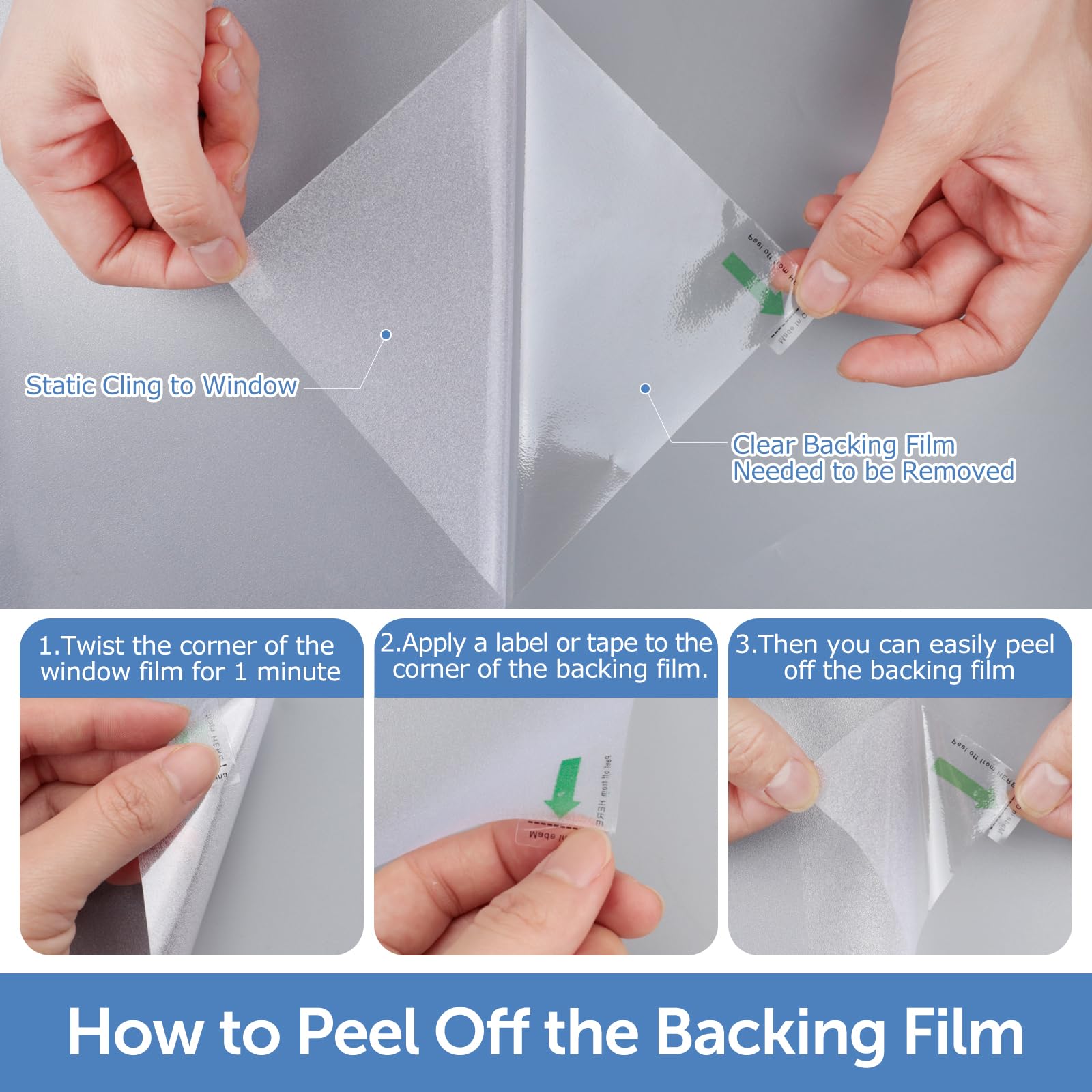 HIDBEA film next to ruler demonstrating 29.5 x 78.7 inch scale benefit