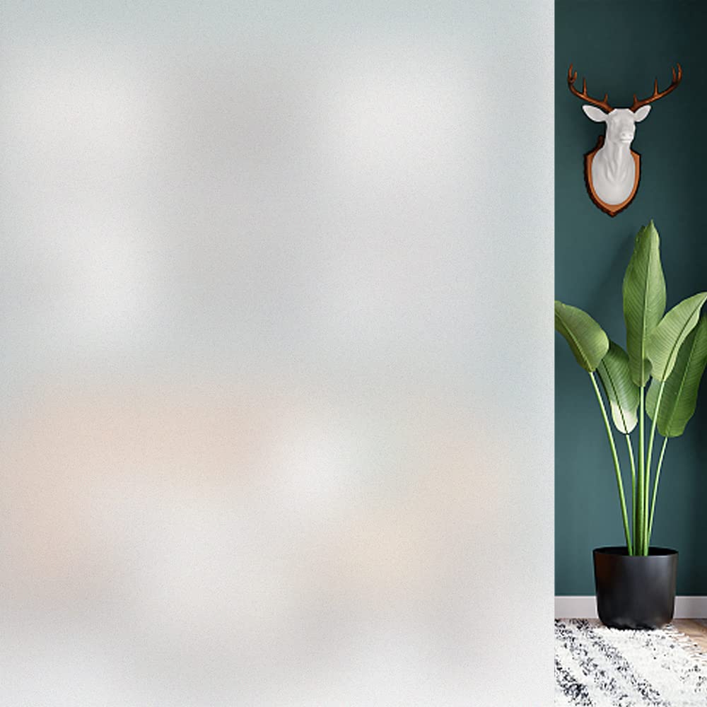 HIDBEA full window view showing frosted privacy and natural light benefit