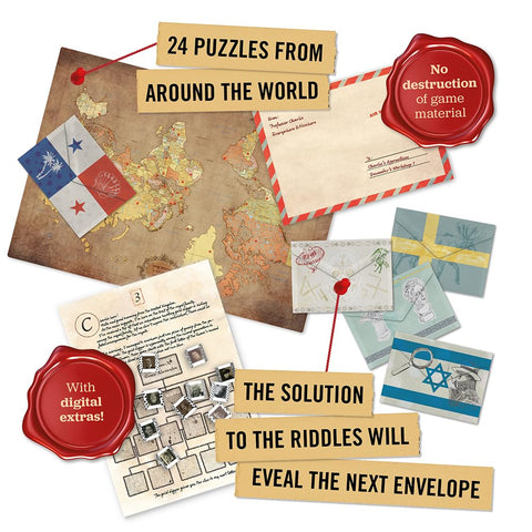 Hidden Games close-up of puzzle pieces and tokens, highlighting tactile solving satisfaction