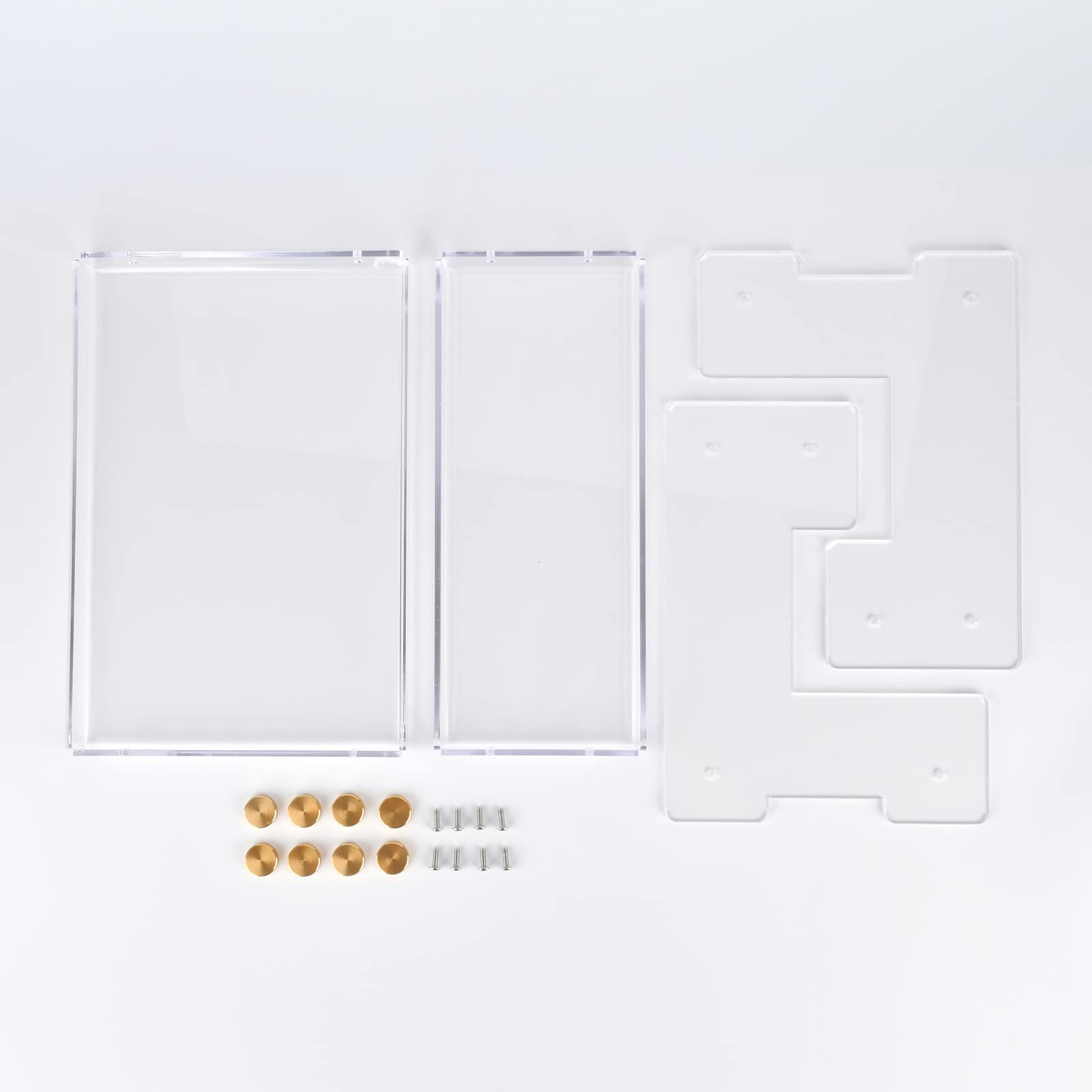 Hiendure acrylic shelf closeup detail highlighting sturdy material benefit