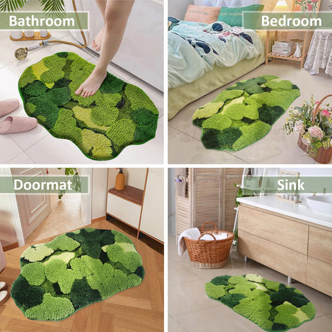 Hifuwan back view displaying TPR non-slip backing for safe bathroom footing