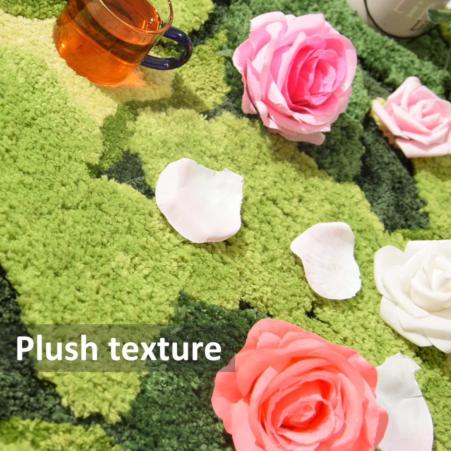 Hifuwan styled in bathroom showing decorative look and absorbent function
