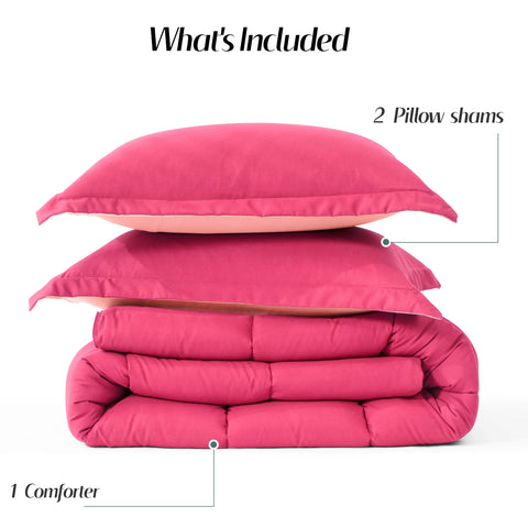 HIG comforter next to measuring tape showing full-size fit and coverage