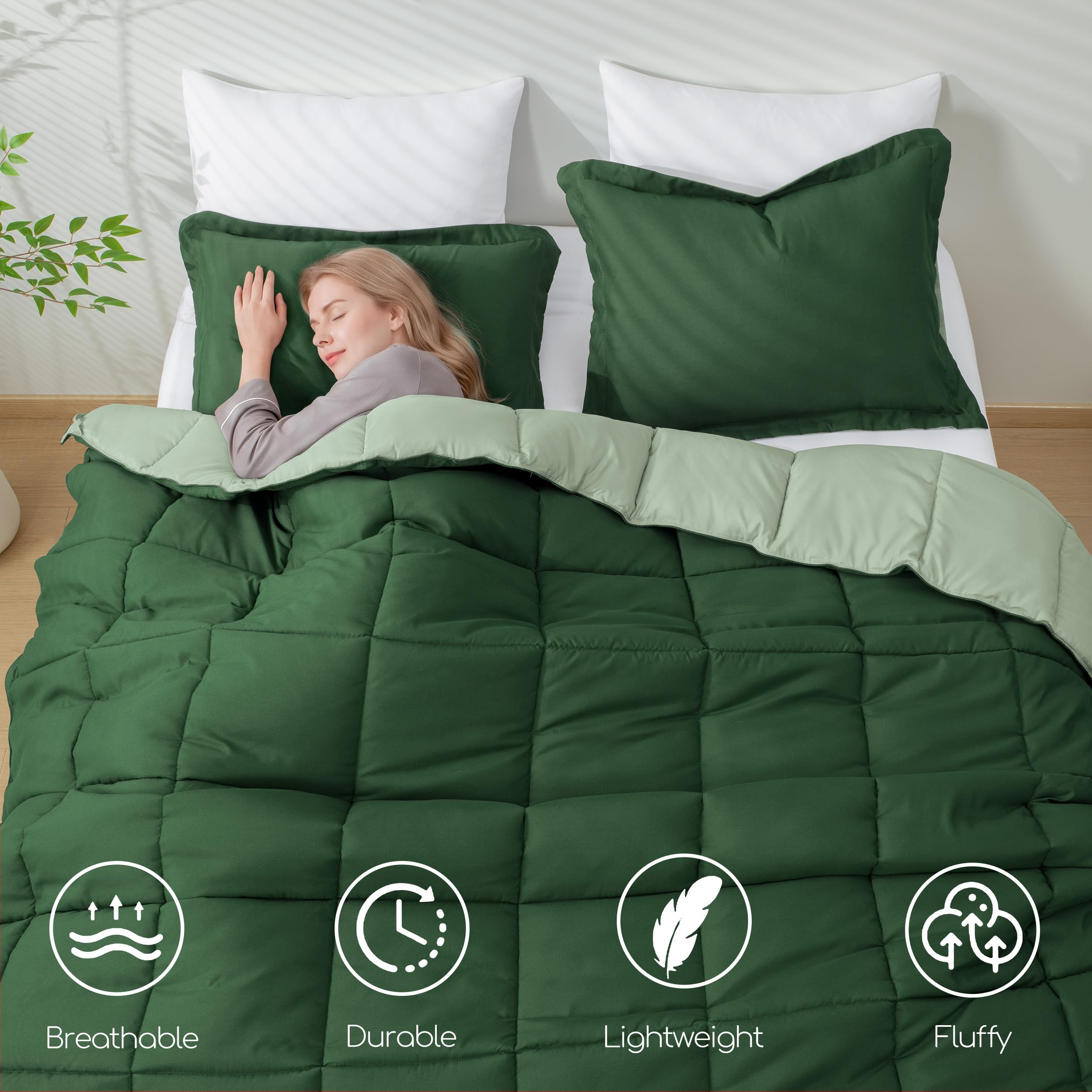 HIG pillow shams front display matching comforter for coordinated bedding