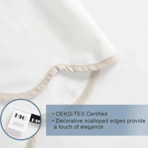 HIG bed skirt next to foot bench illustrating scale and proportion