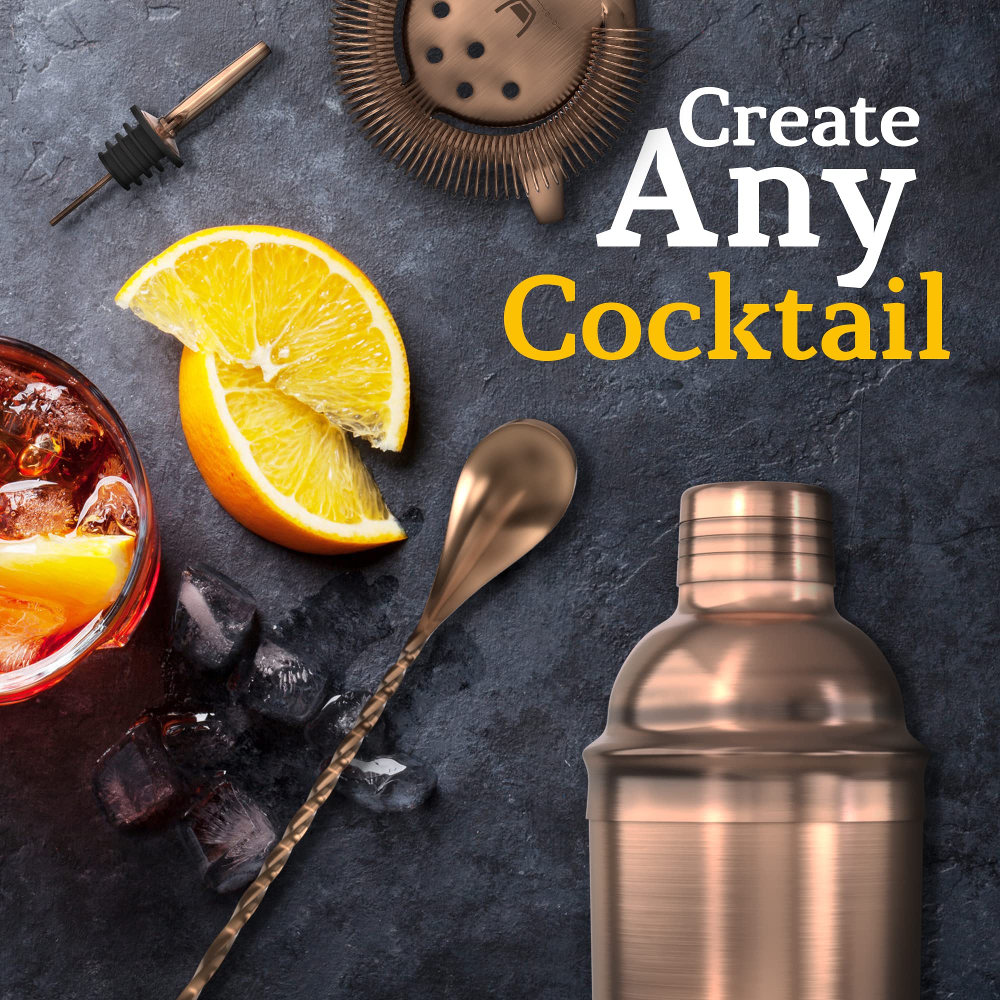 Highball & Chaser antique copper finish close-up highlighting corrosion-resistant, long-lasting look