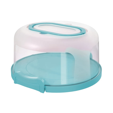 Highball & Chaser aqua carrier front view shows protective display and portability