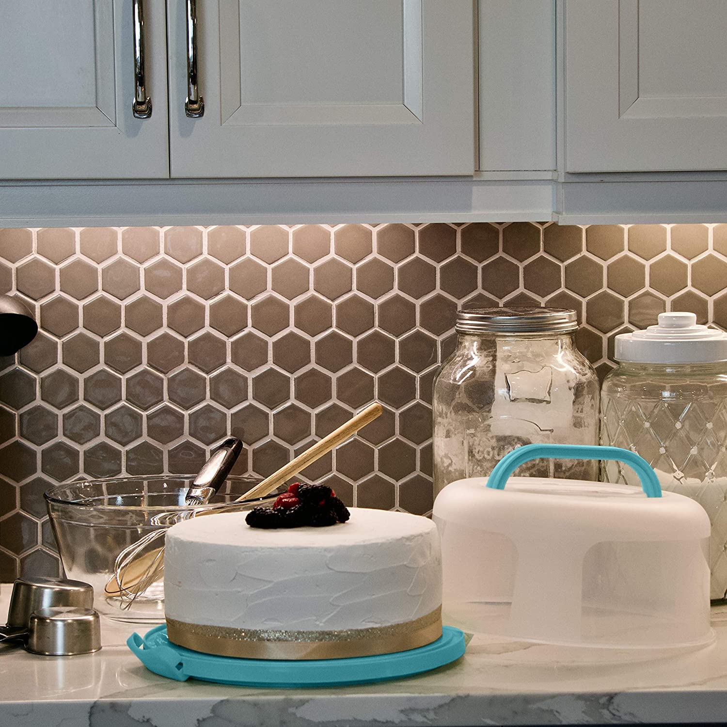 Highball & Chaser clear dome close-up highlights decoration visibility benefit