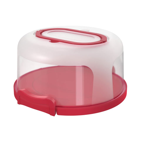 Highball & Chaser front view scarlet base showing secure lid and stylish look